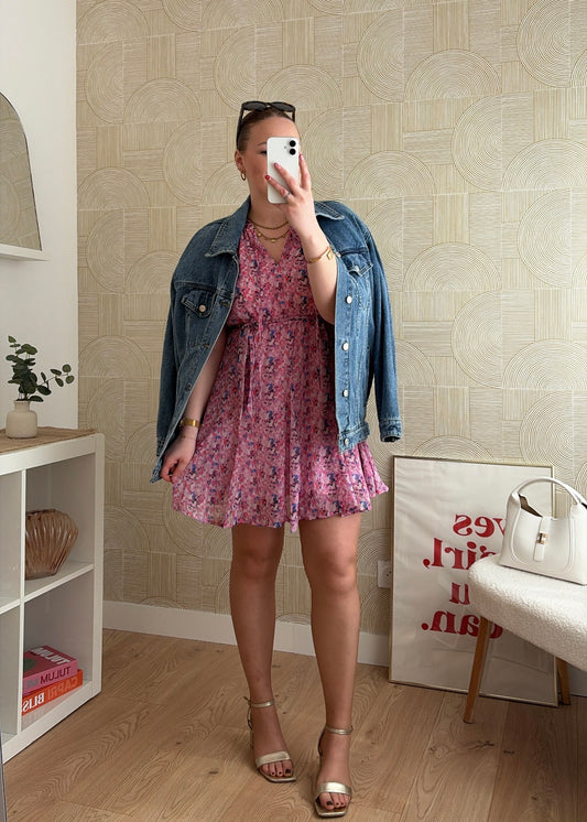 Robe courte à motifs - LADY