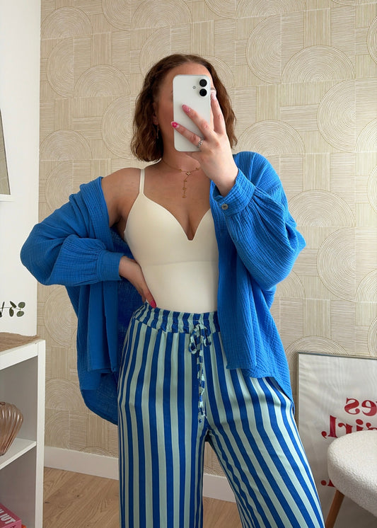 Chemisier royal - GAZE DE COTON