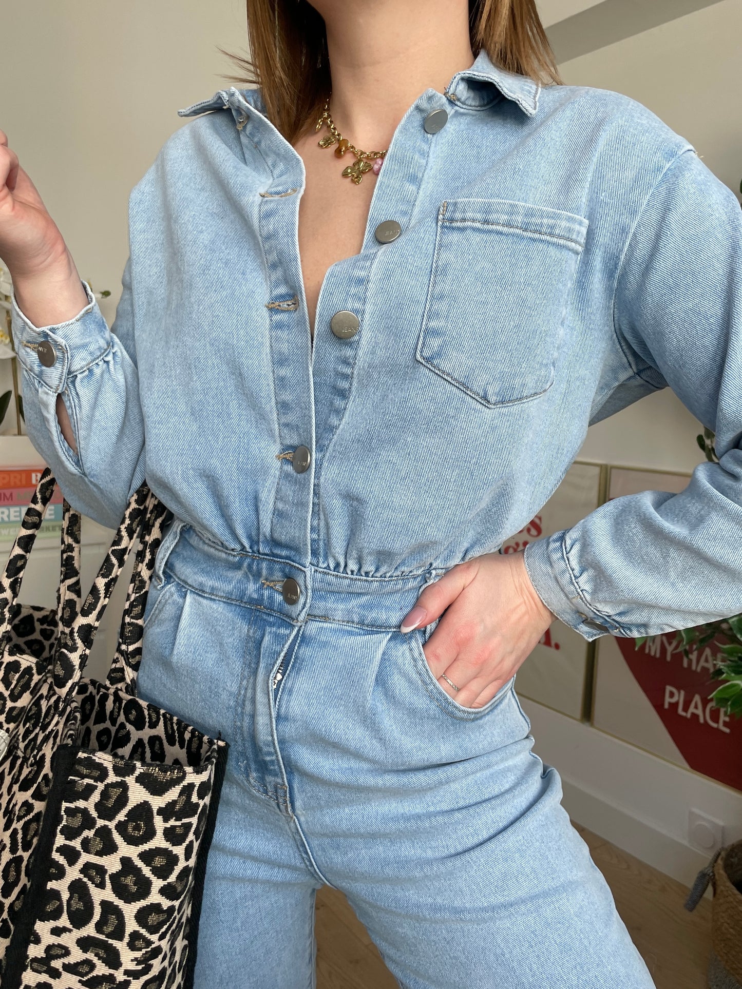 Combinaison en jean LAURA
