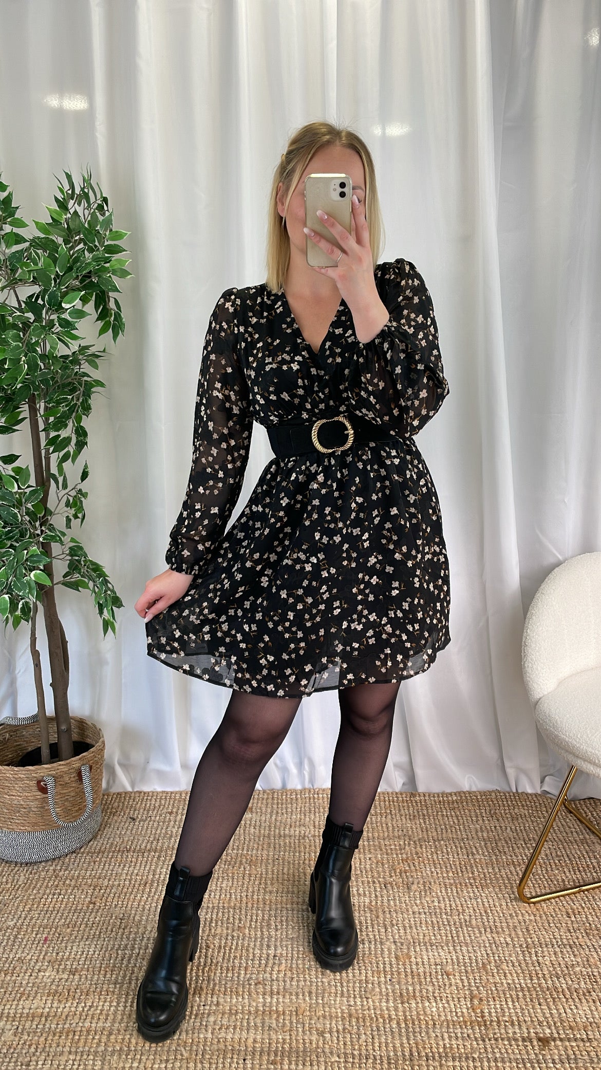 Robe à petites fleurs NYMPHEA