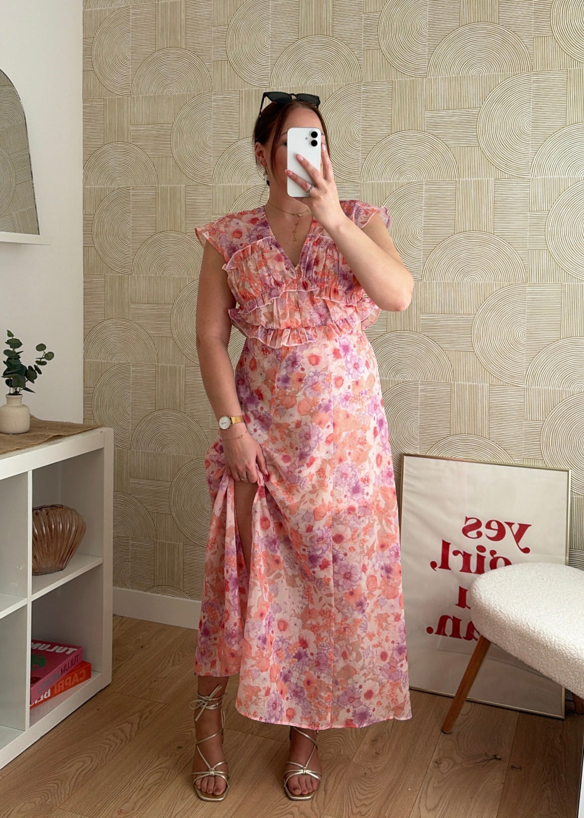 Robe longue purple - CARLA