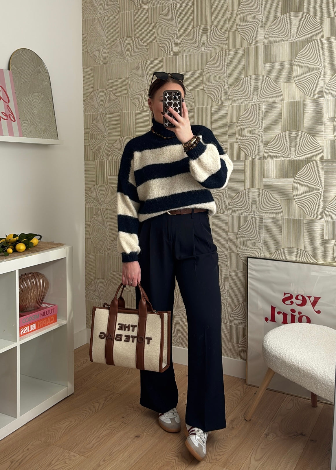 Pantalon navy - SANDRO