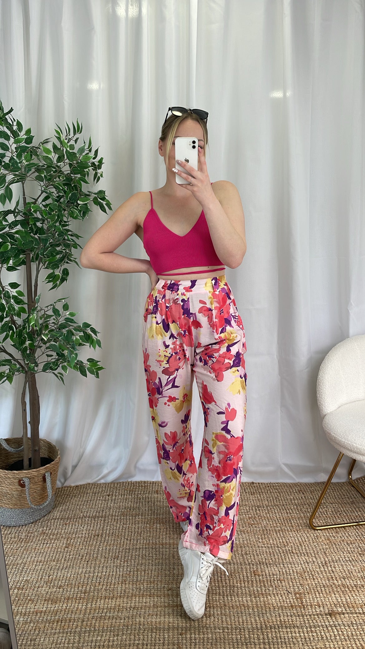 Pantalon fluide flowers DIA