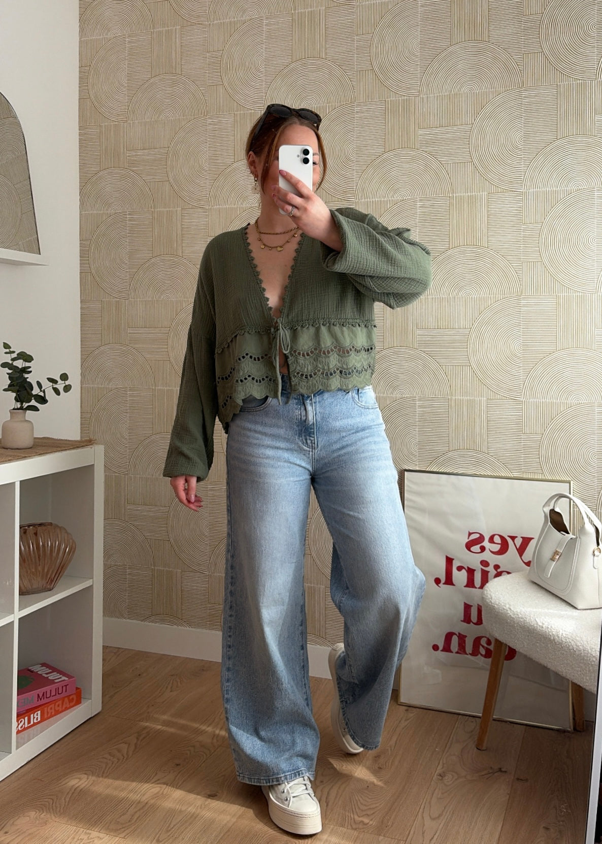 Blouse kaki - ESMERALDA