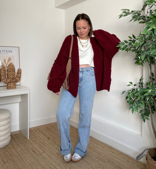 Gilet burgundy - NORA