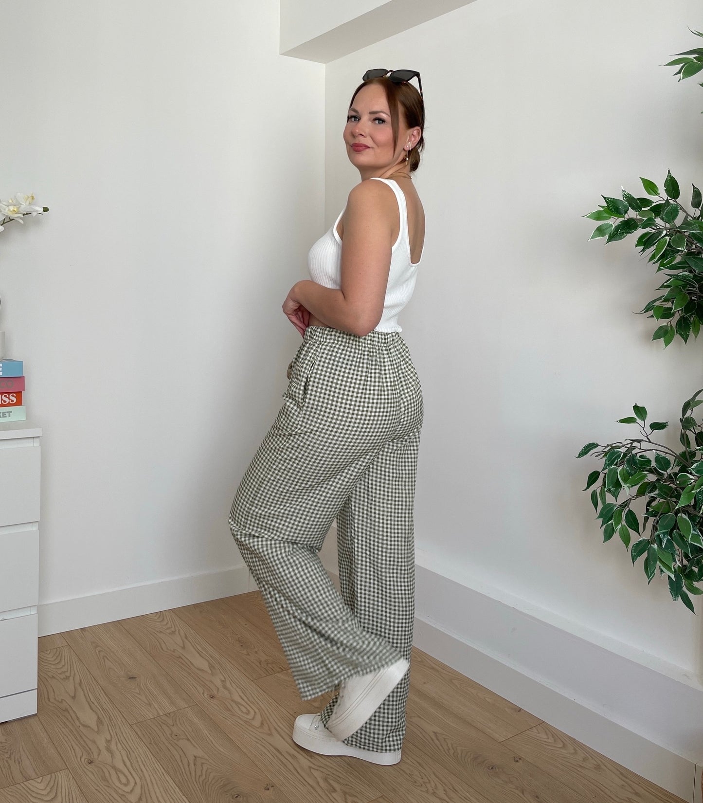 Pantalon kaki VICHY