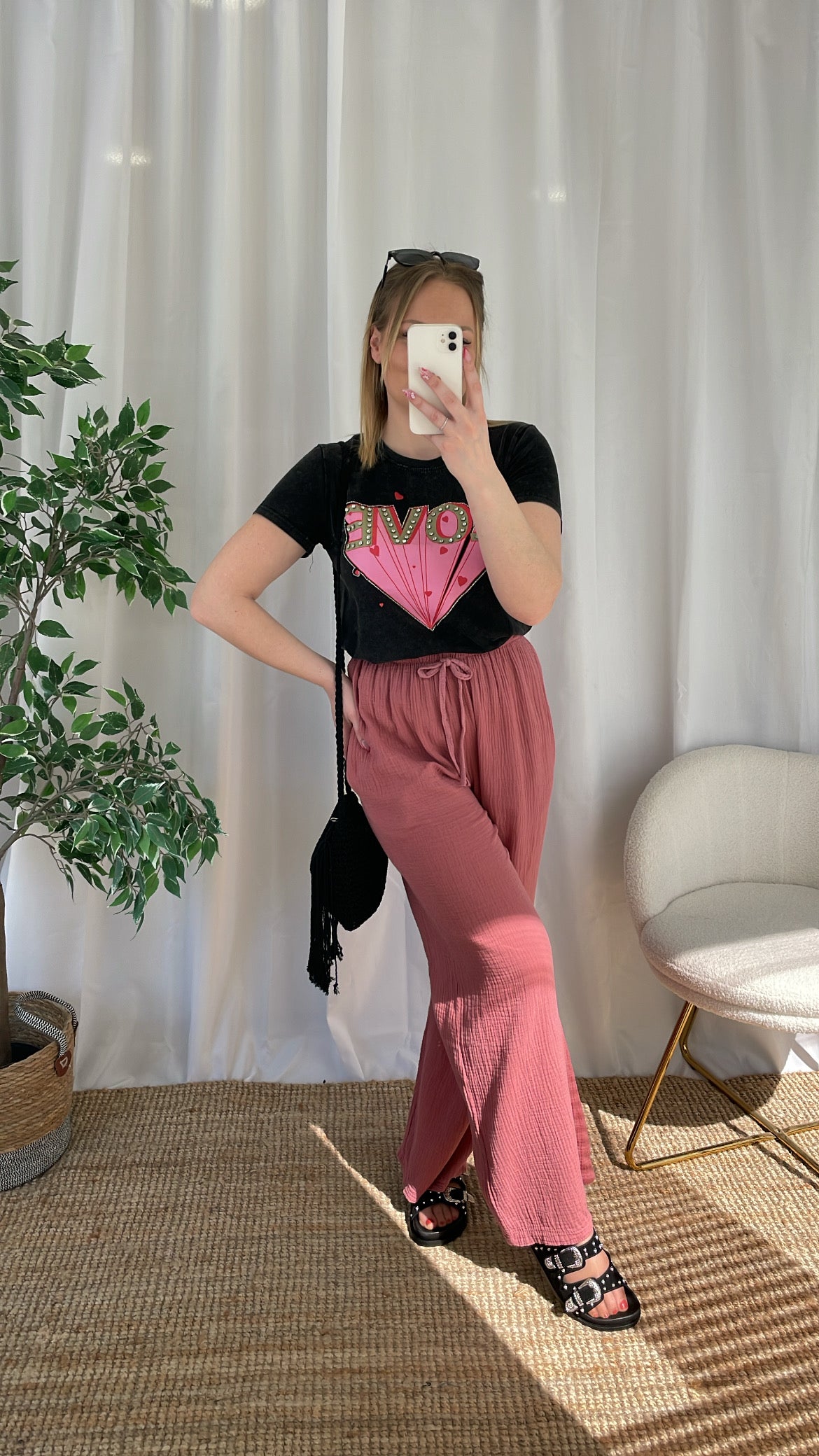 Tee-shirt gris ORIA