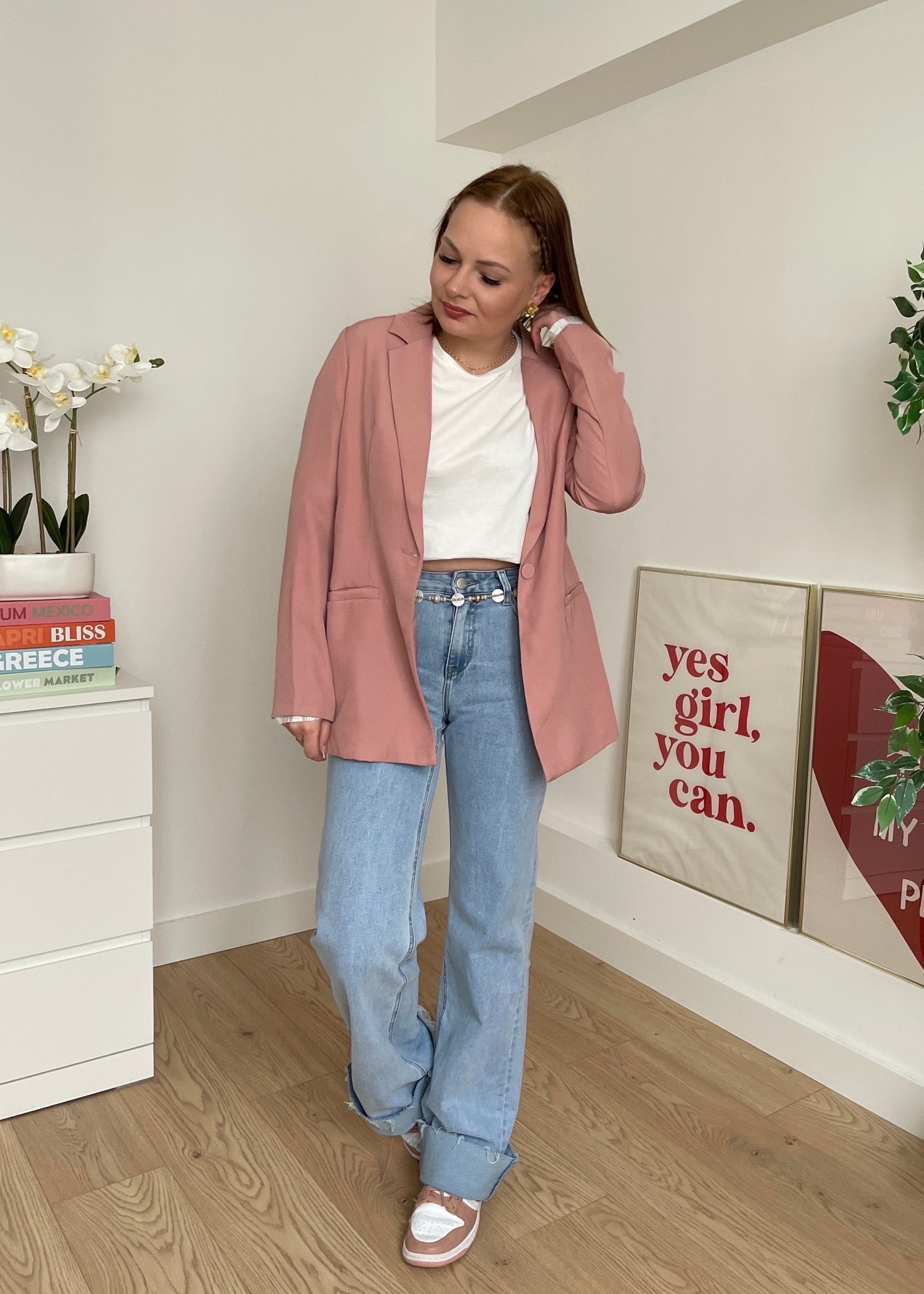 Blazer vieux rose SARAH