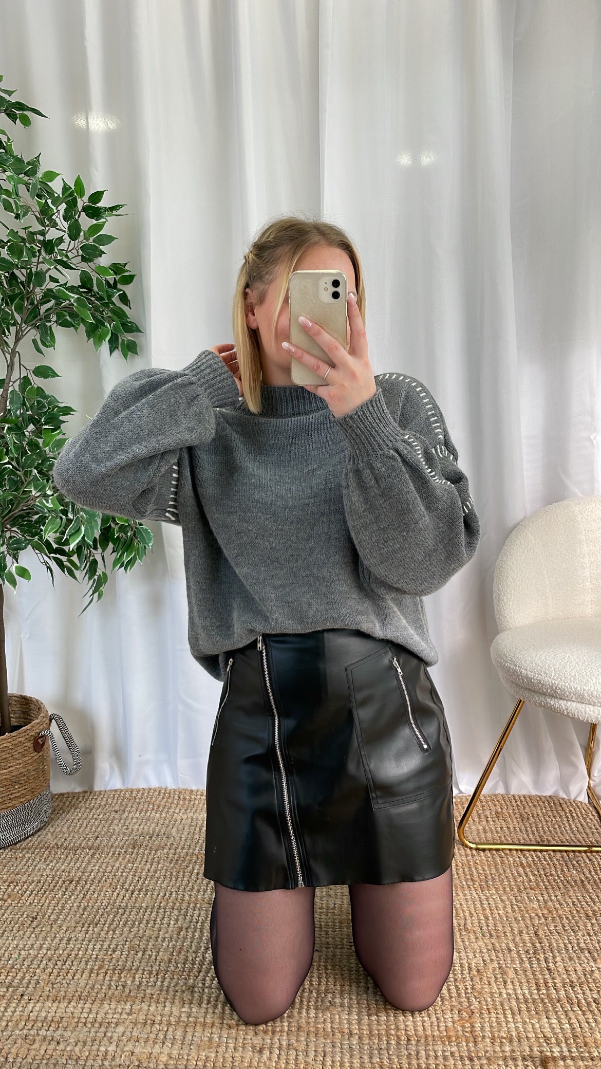 Pull à surpiqûres KAYNE