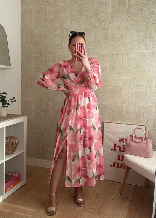 Robe longue pastel - FLOWERS