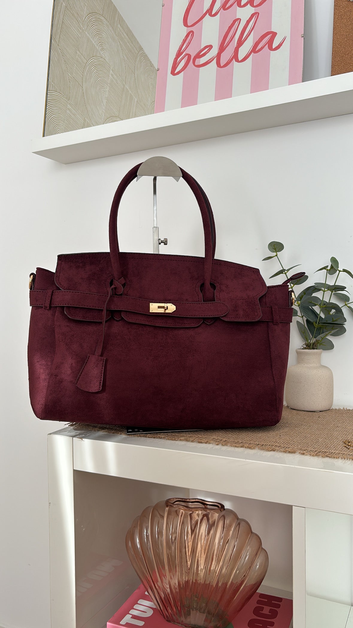 Sac à main bordeaux - DAIM