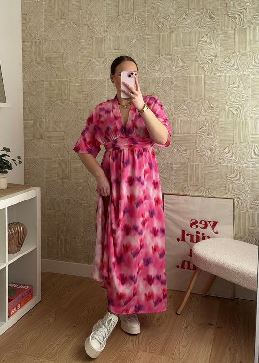 Robe longue rose - ENEA