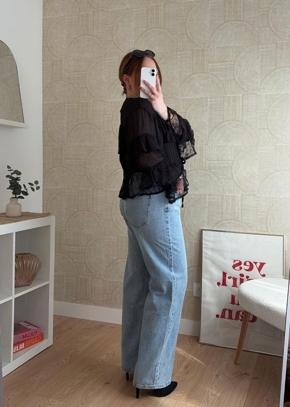 Blouse noire - DENTELLE