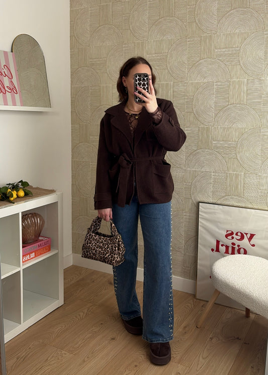 Cardigan choco - ZINA