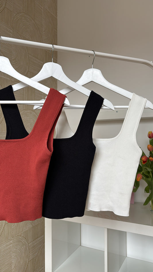 Débardeurs col carré APPOLINE