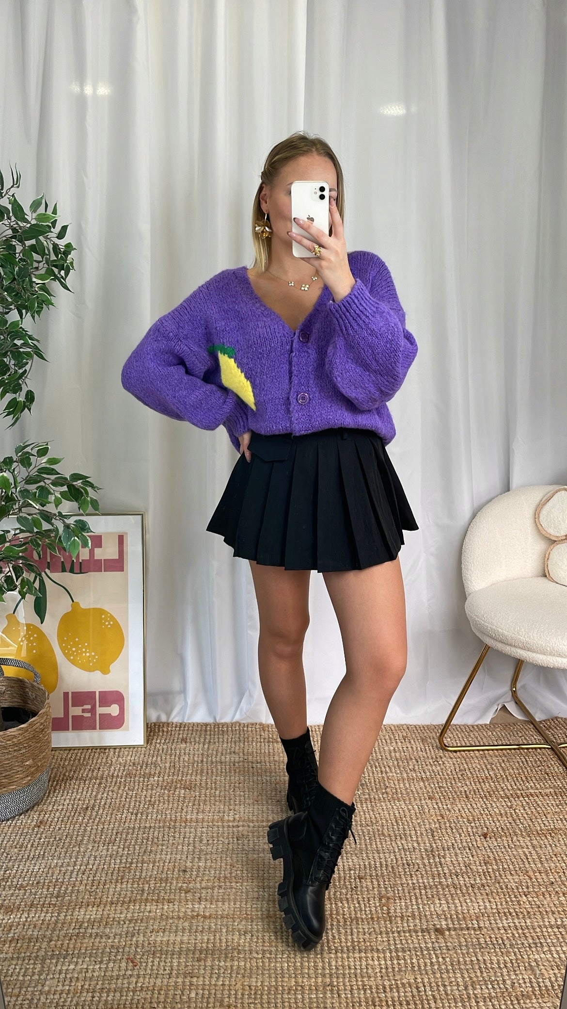 Gilet violet LEMONCELLO