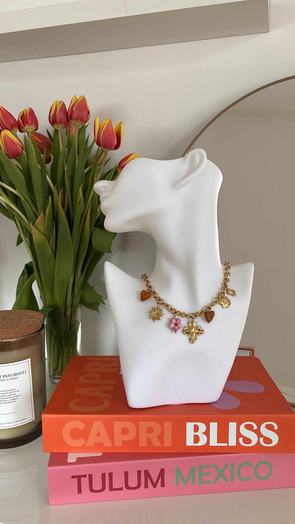 Collier chaine taupe SOY