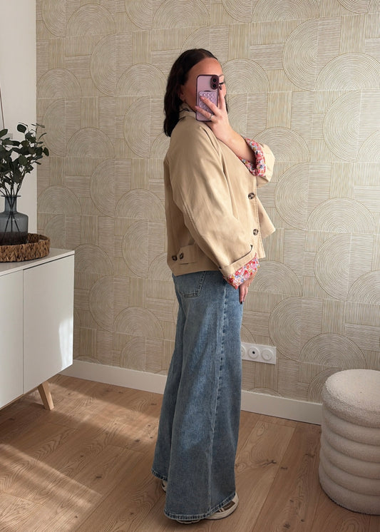 Trench beige à revers - LIBERTY