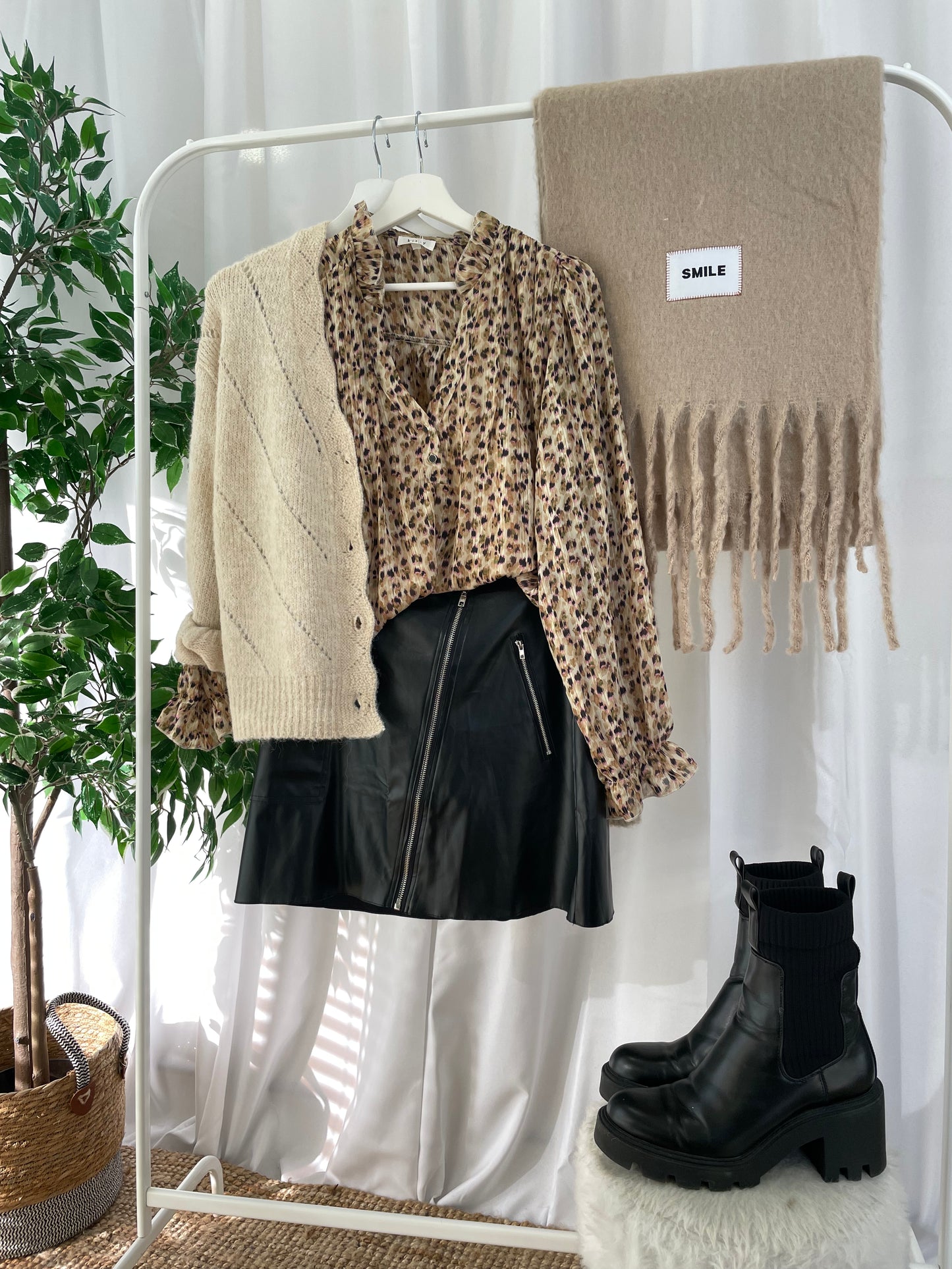 Chemisier beige INDILA