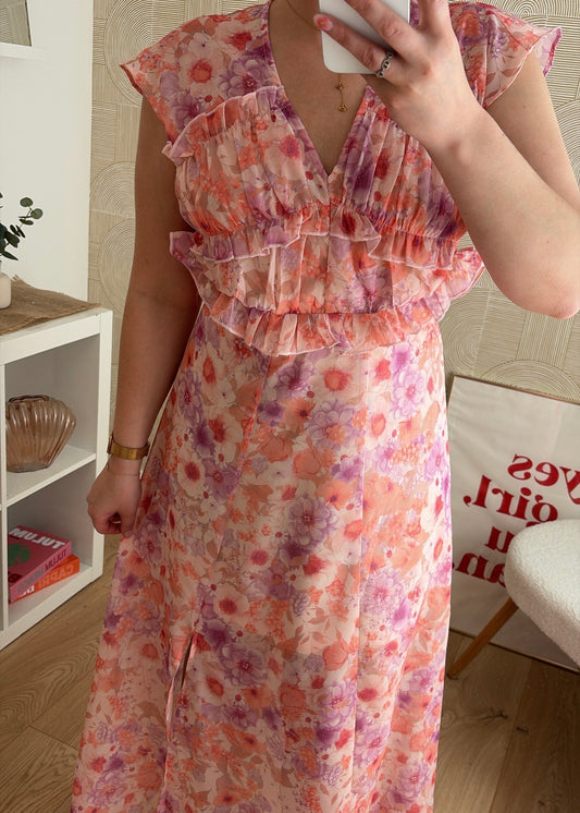 Robe longue purple - CARLA