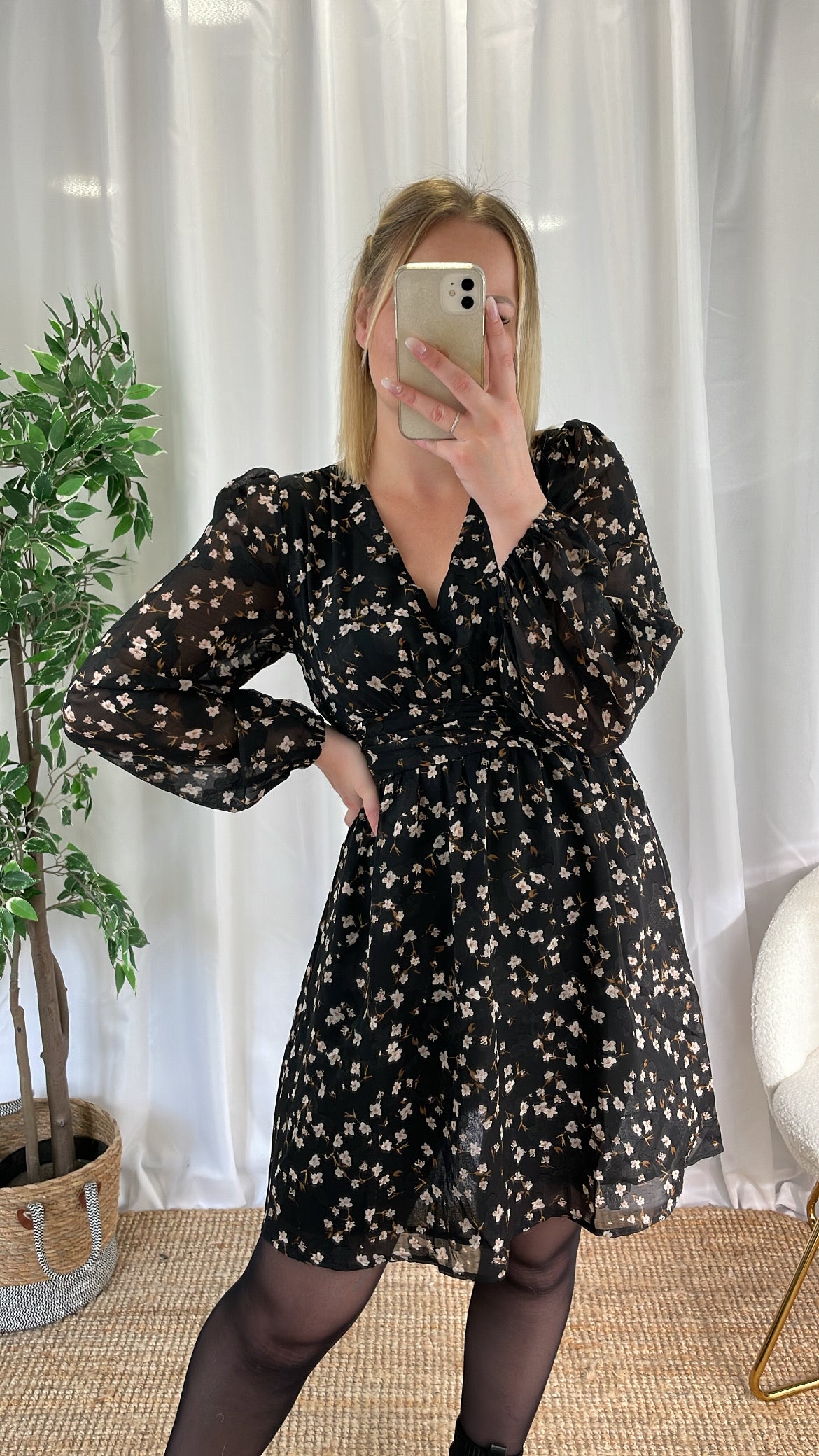 Robe à petites fleurs NYMPHEA