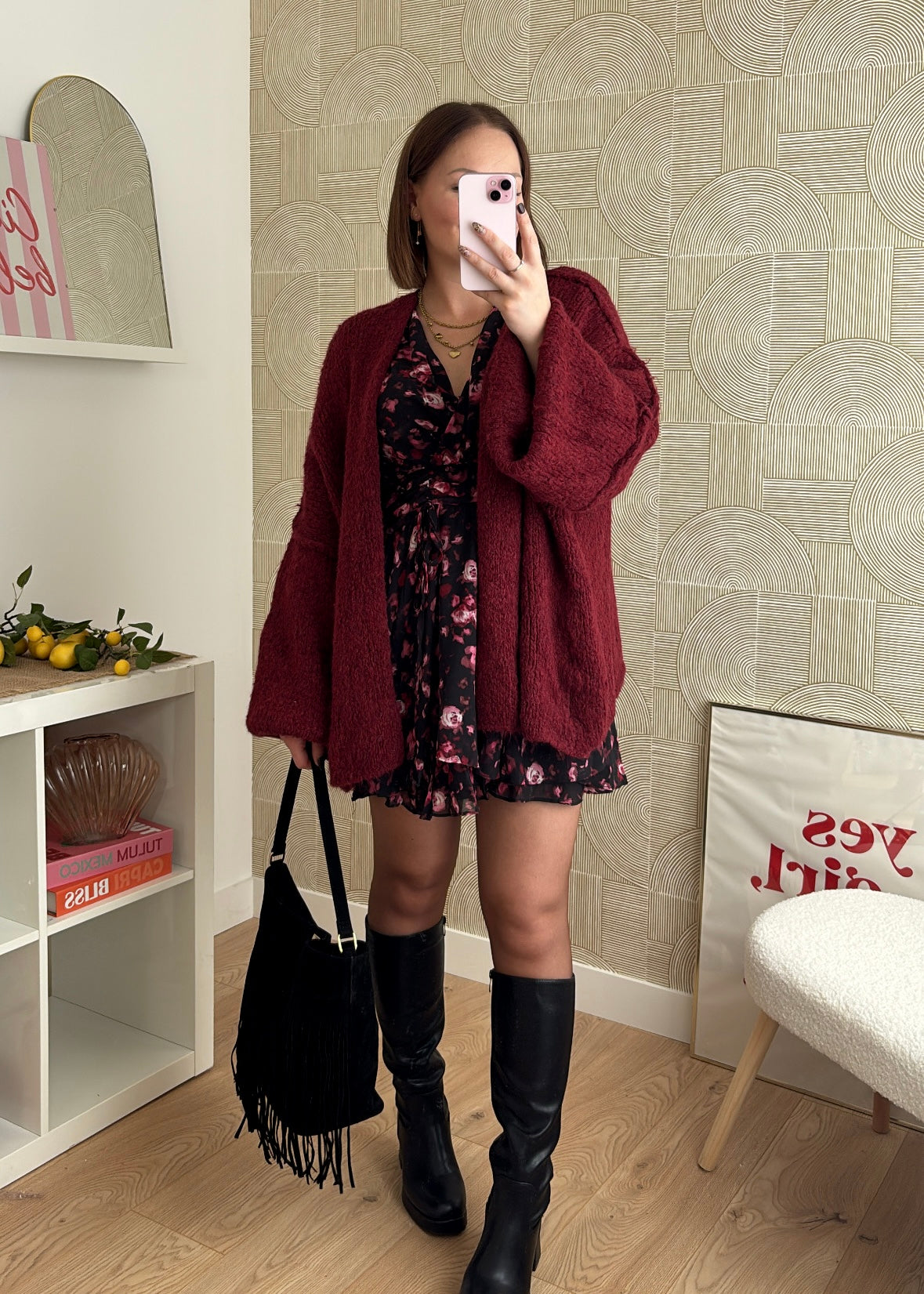 Gilet burgundy - NORA