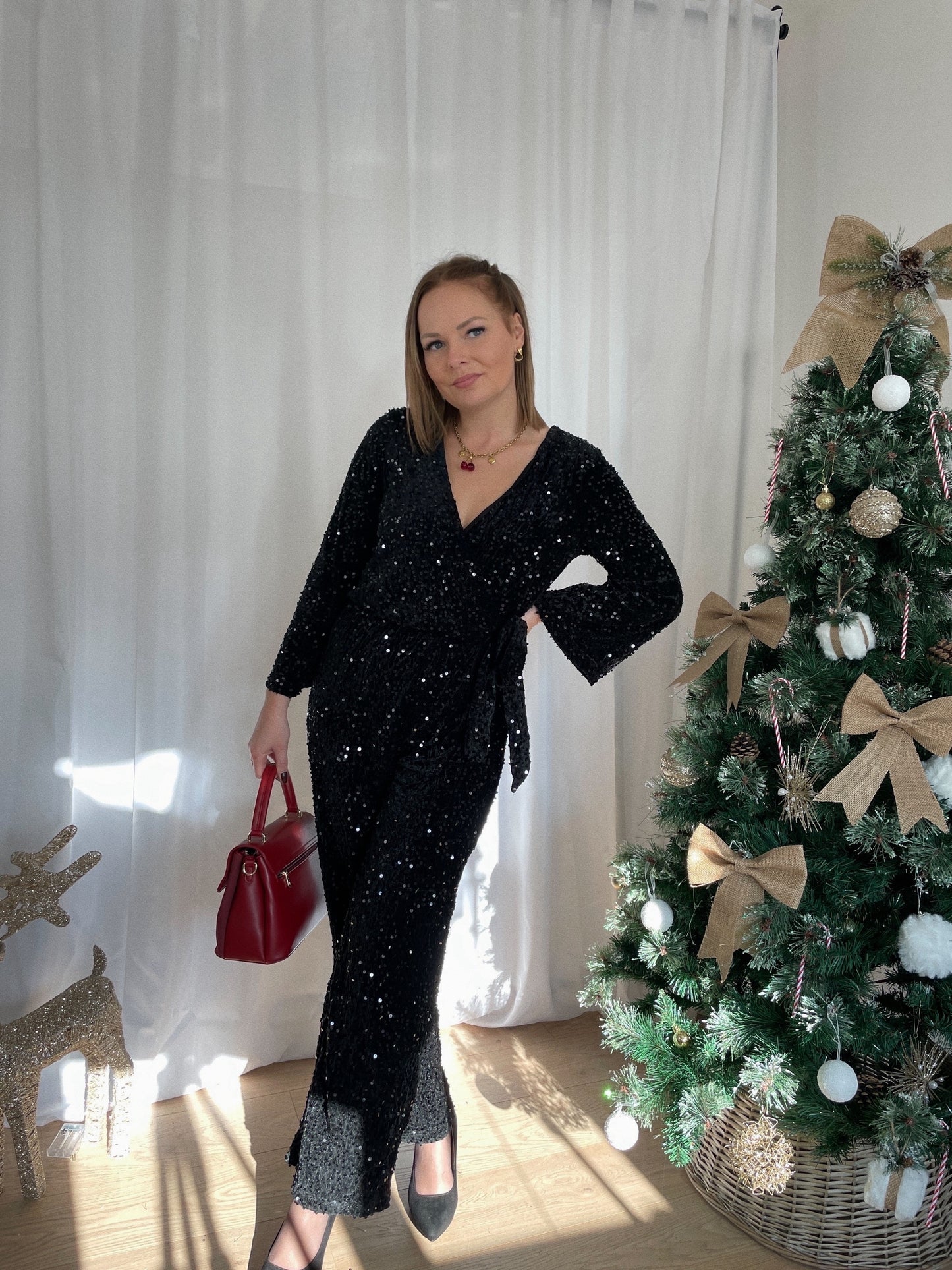 Combinaison à sequins "LA FATALE "