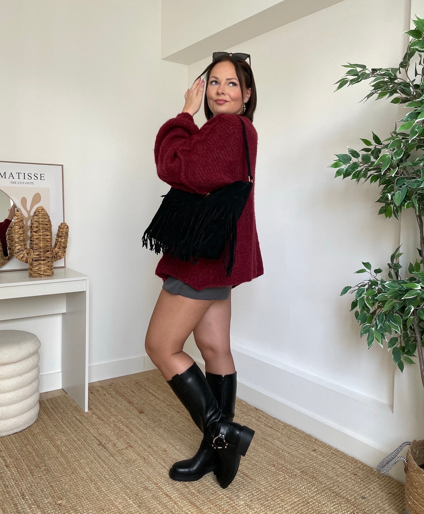 Gilet burgundy - NORA