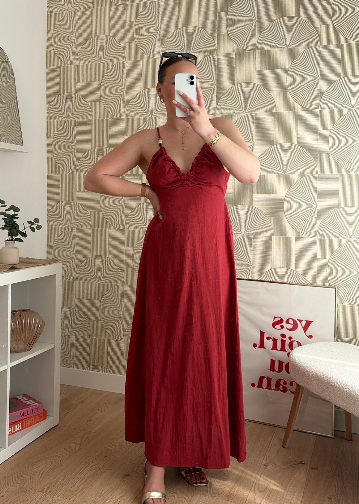 Robe longue rouille - JEWELL