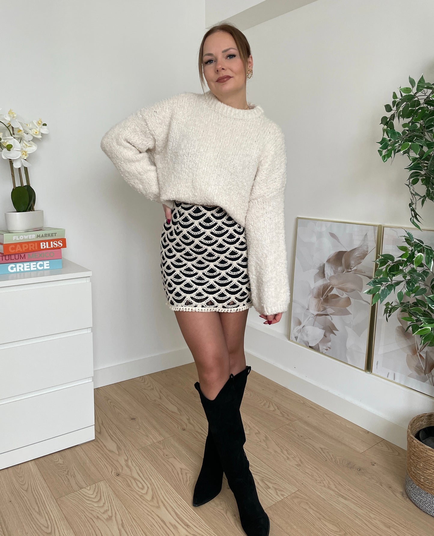 Jupe à franges LILIA