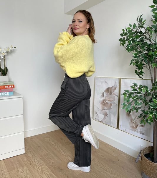 Pantalon tailleur à rayures HOCCO