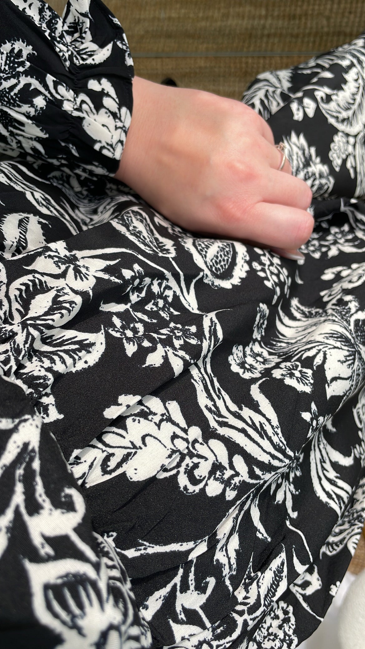 Robe longue à fleurs OLIA