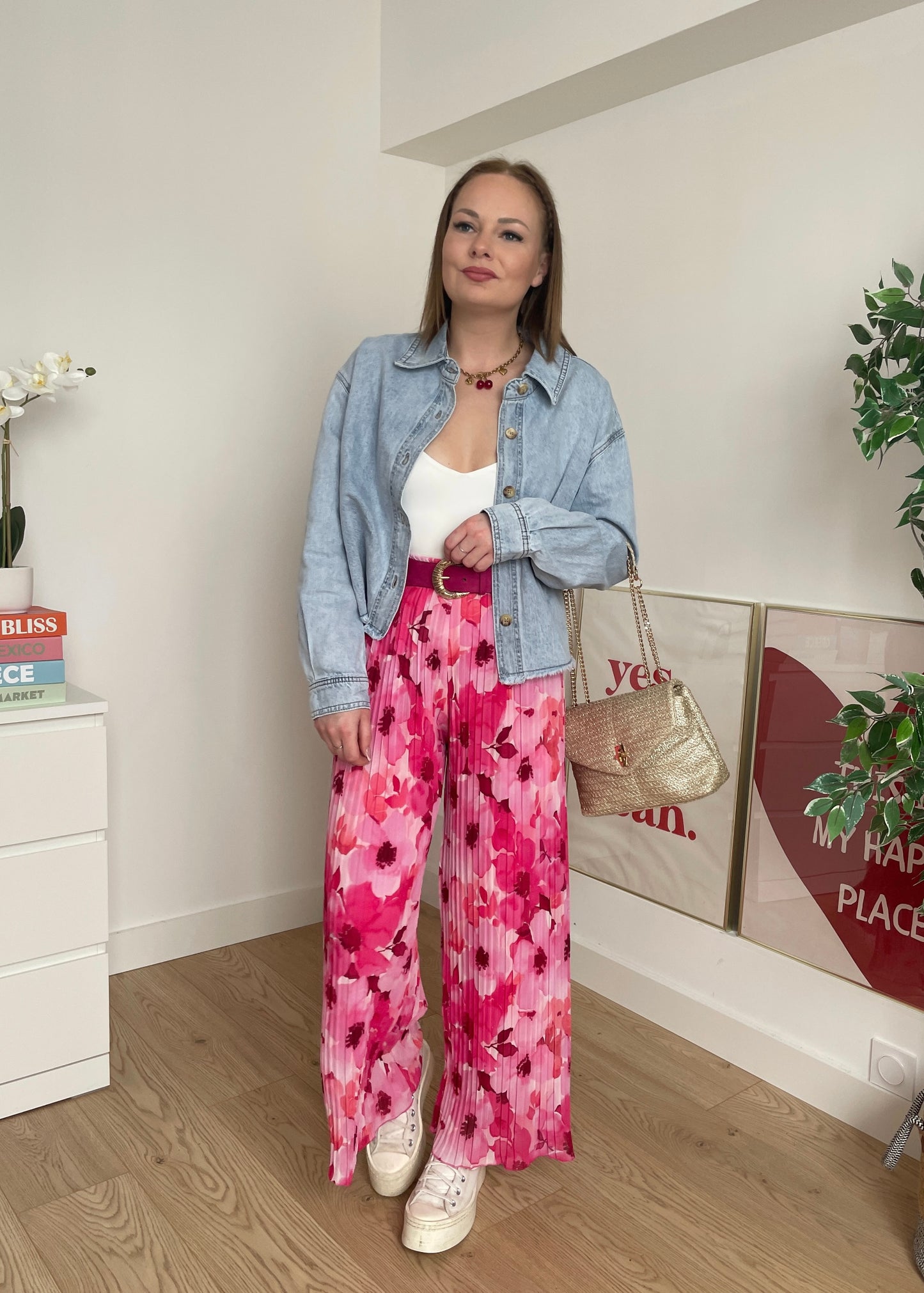 Veste courte en jean ALICE