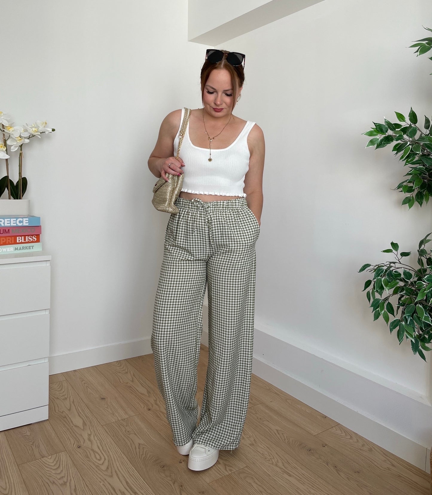 Pantalon kaki VICHY