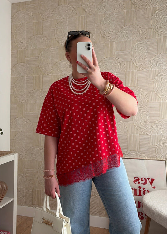 Tee-shirt asymétrique - POIS