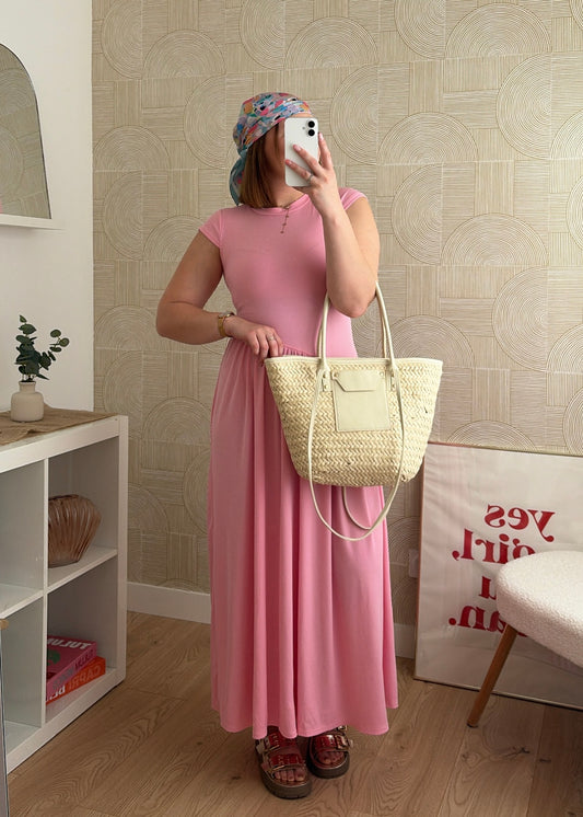 Robe longue rose - HARMONY