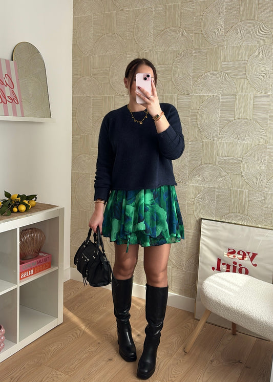 Pull fin navy - MAÉ