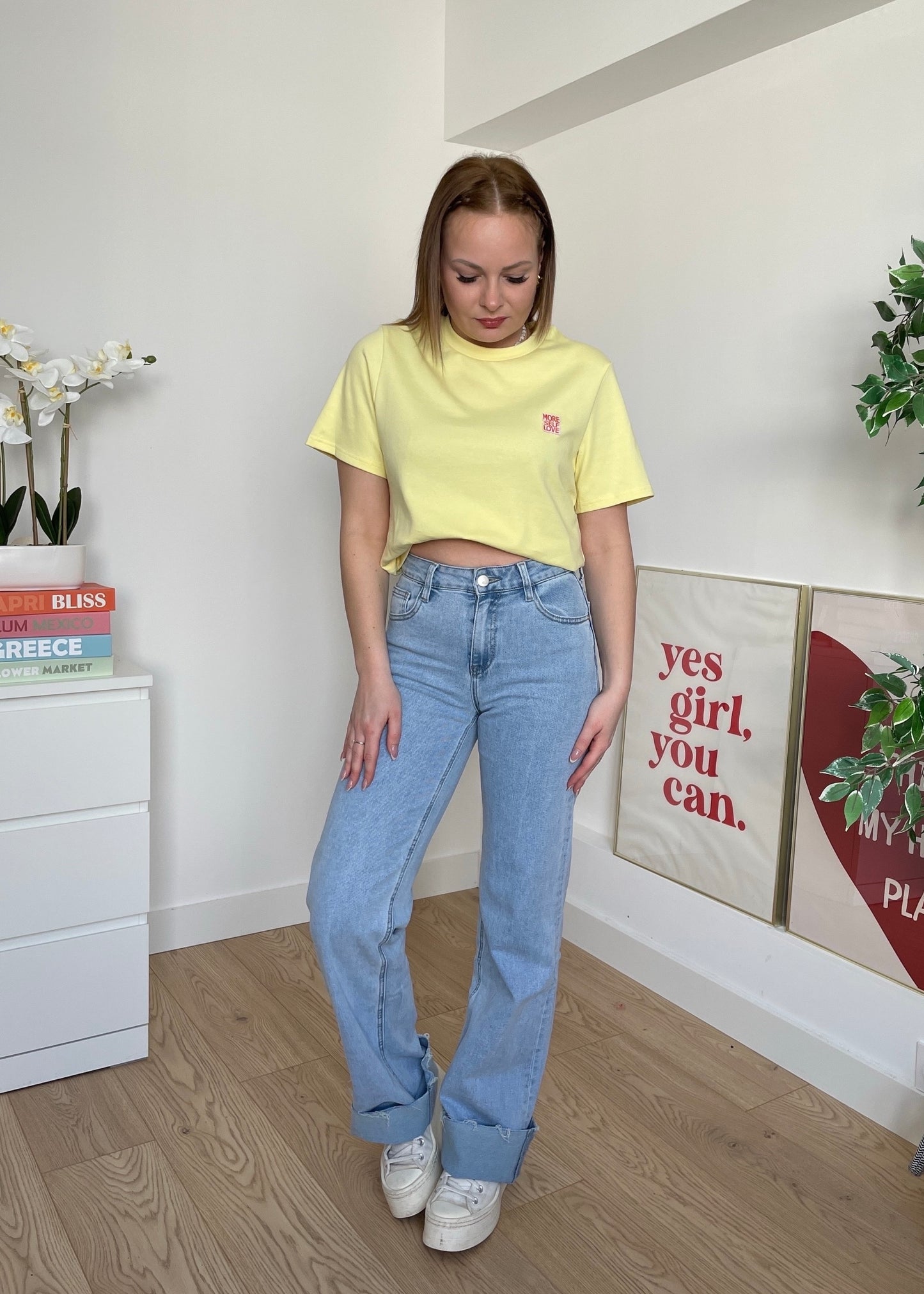 Tee-shirt jaune LÉA