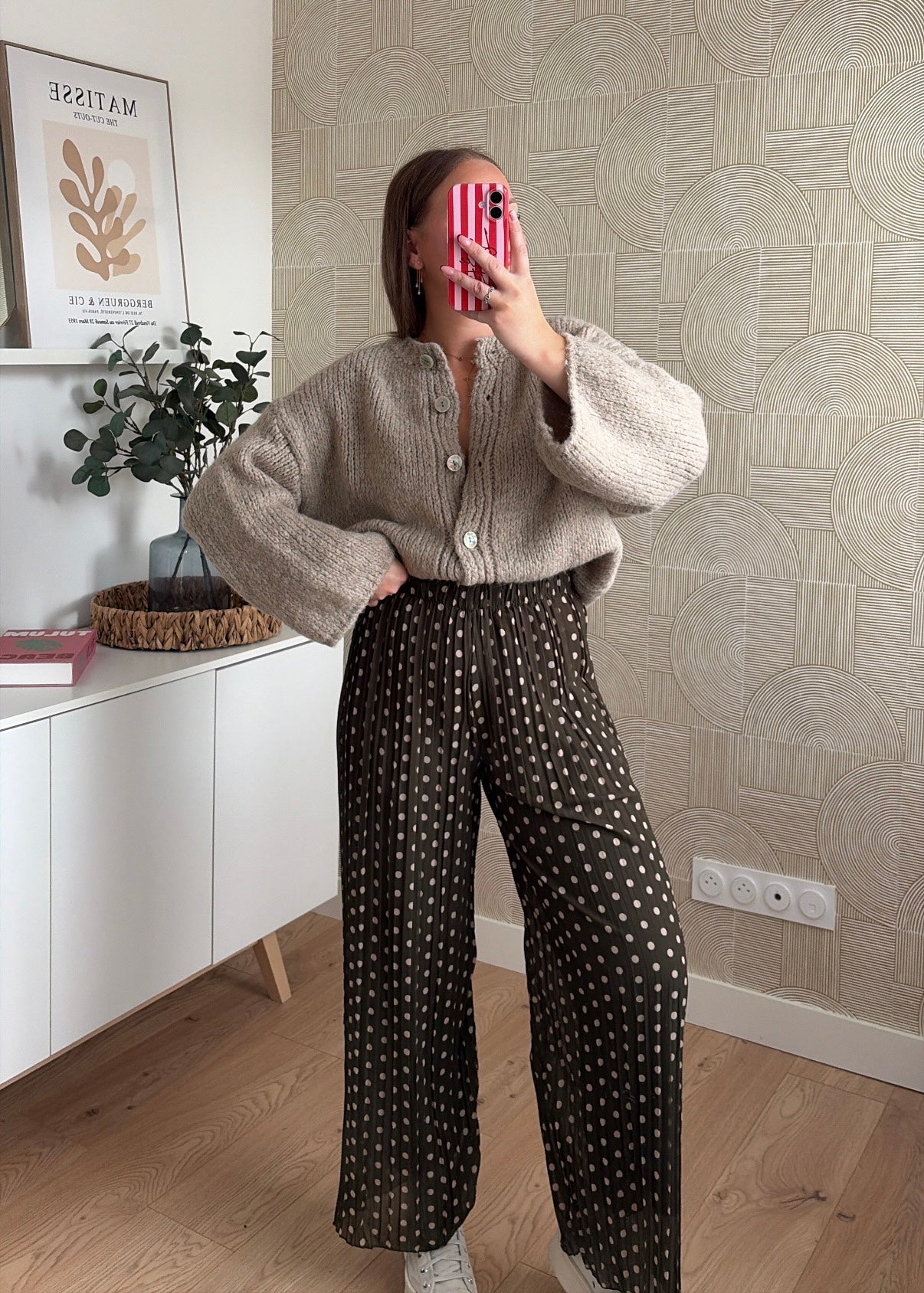 Cardigan maille beige - CLAUDIA