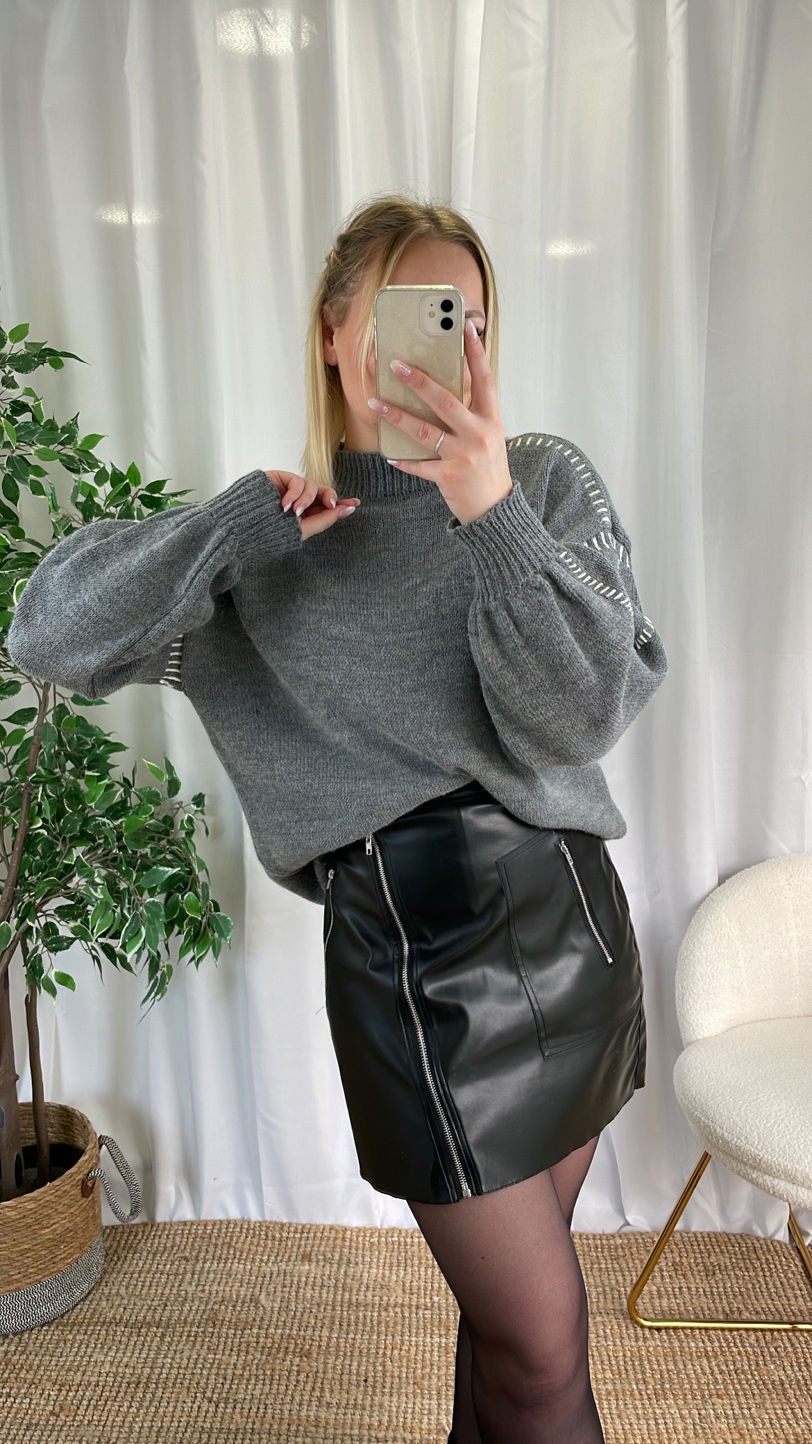 Pull à surpiqûres KAYNE