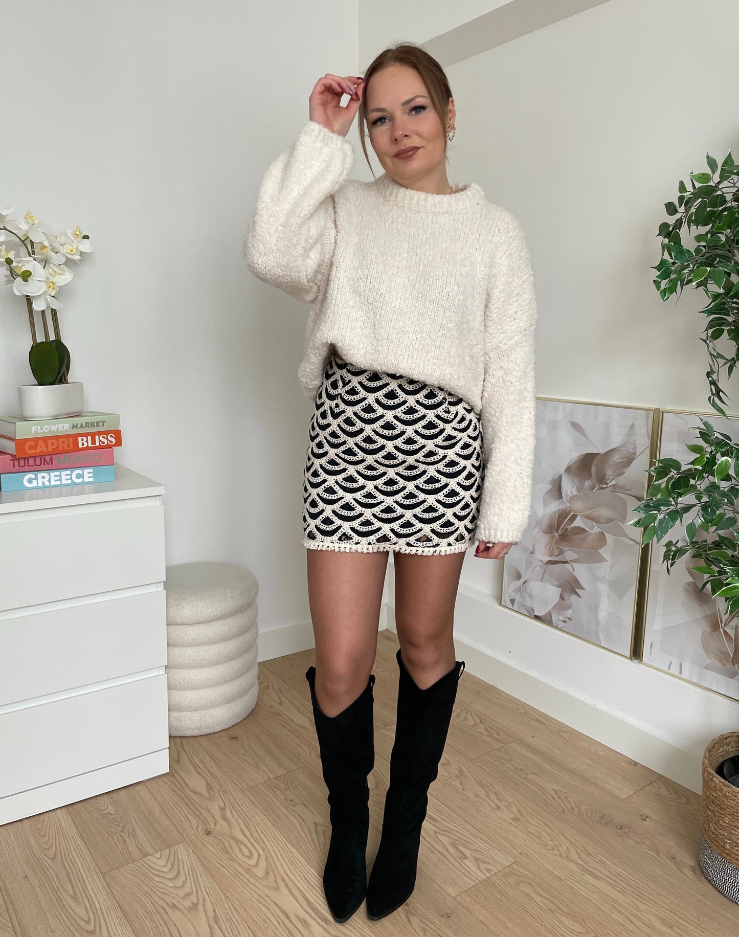 Jupe à franges LILIA