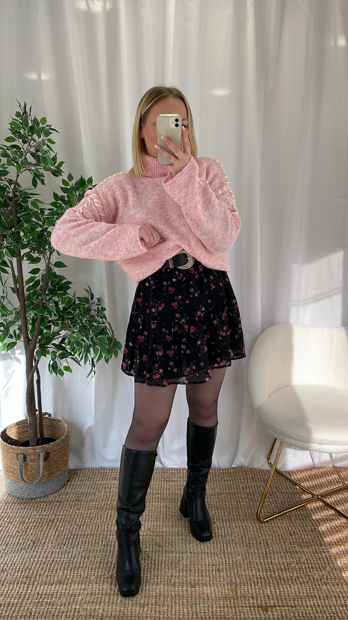 Robe à petites fleurs LEANA