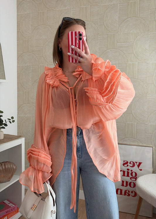 Blouse fluide - SALMON