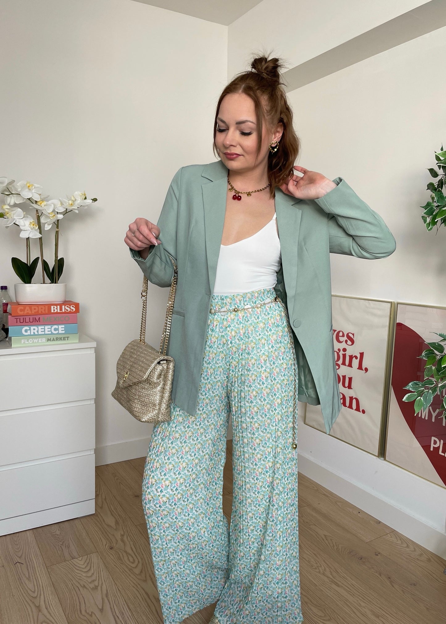 Blazer vert d'eau EVA
