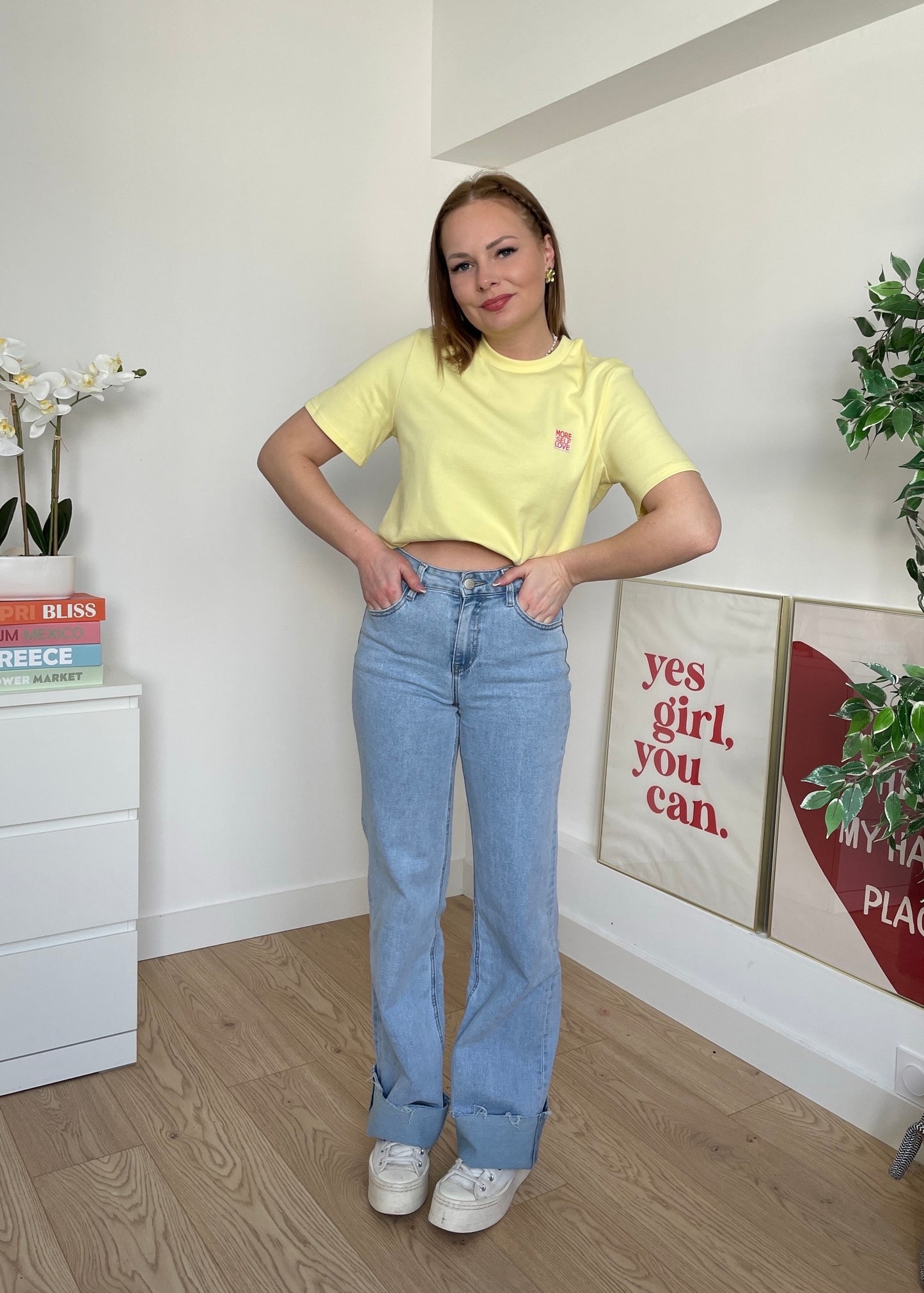 Tee-shirt jaune LÉA