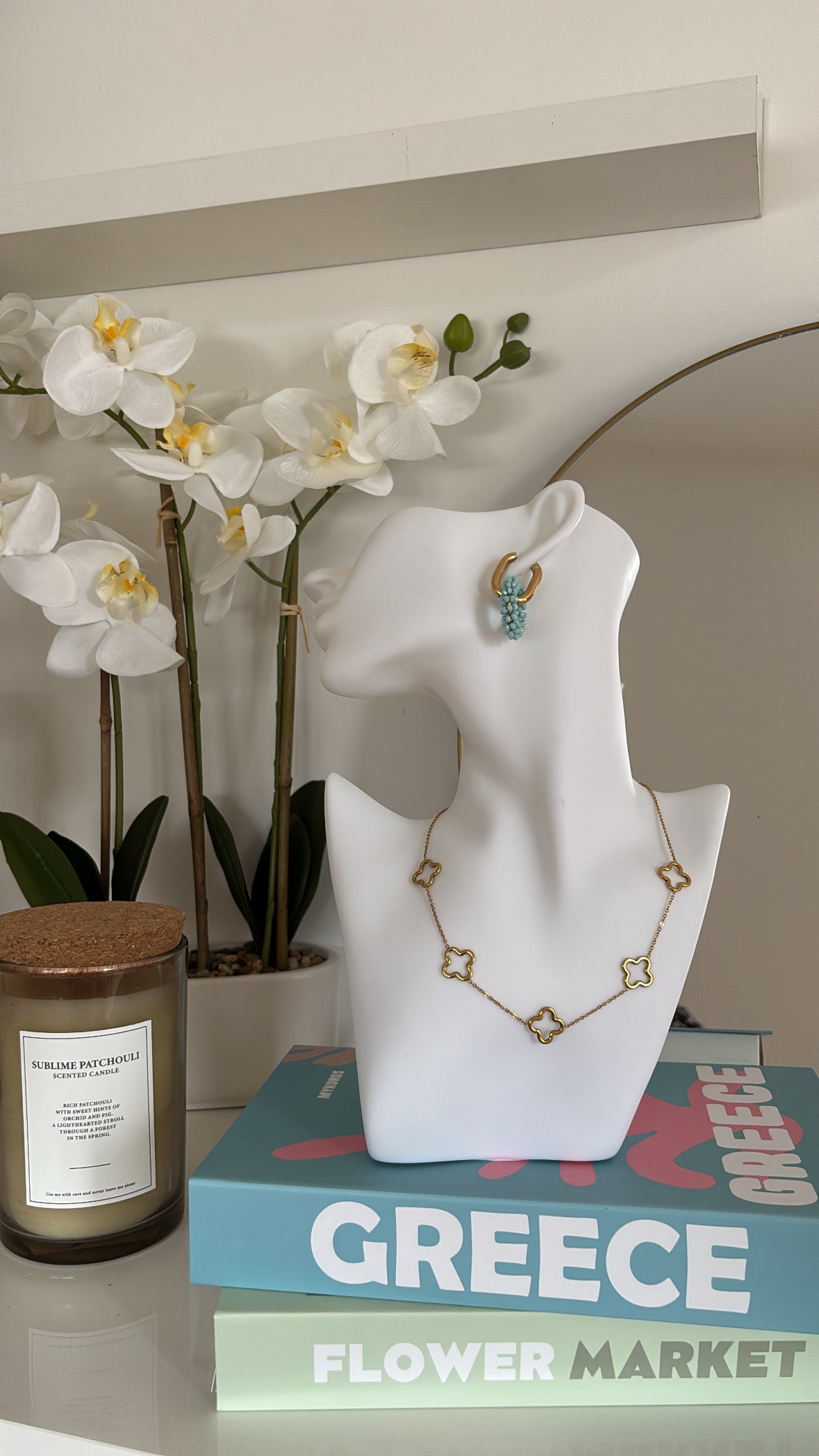 Boucles d'oreilles bleues MARINA