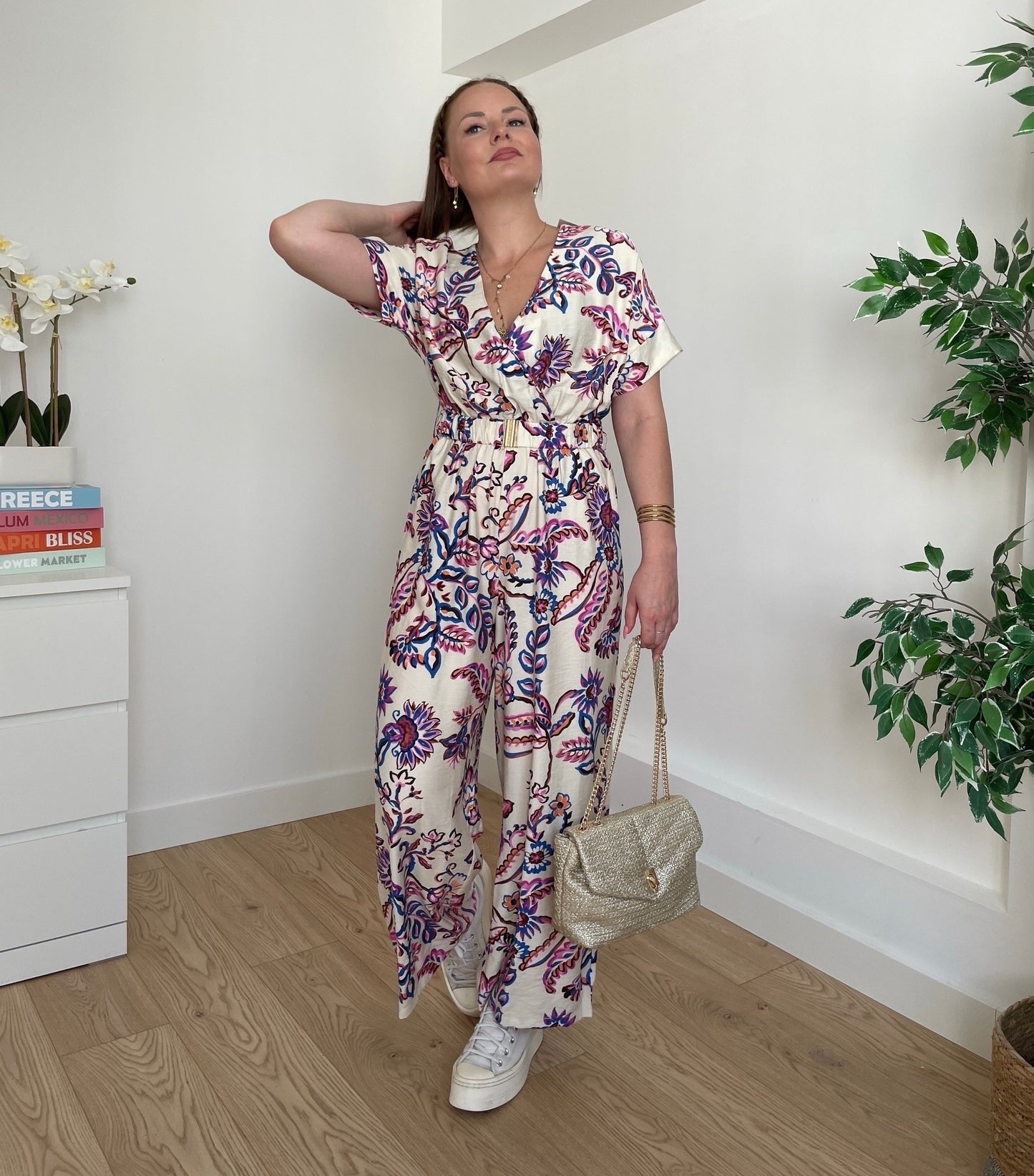 Combinaison beige ZÉLIA