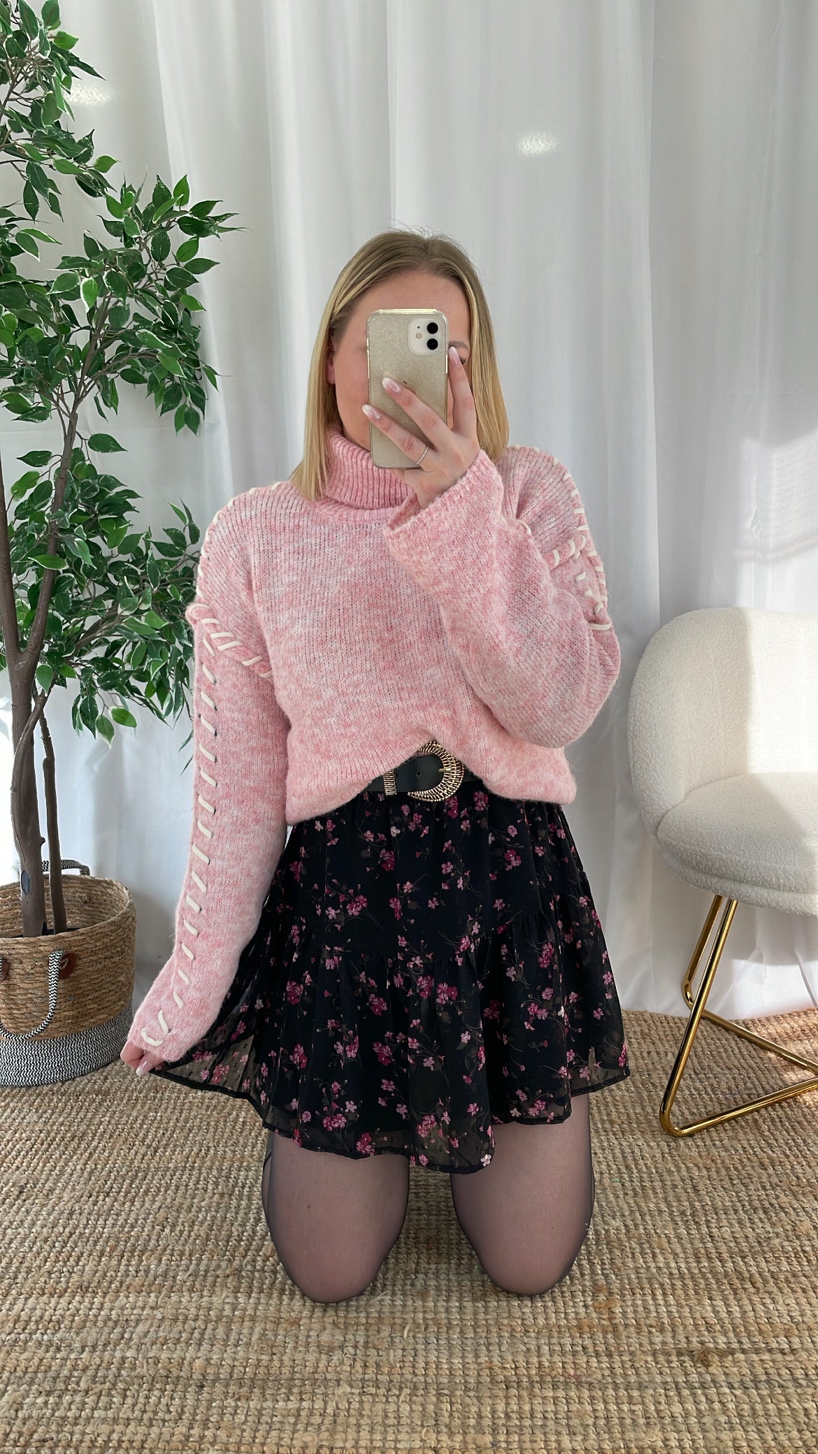 Robe à petites fleurs LEANA