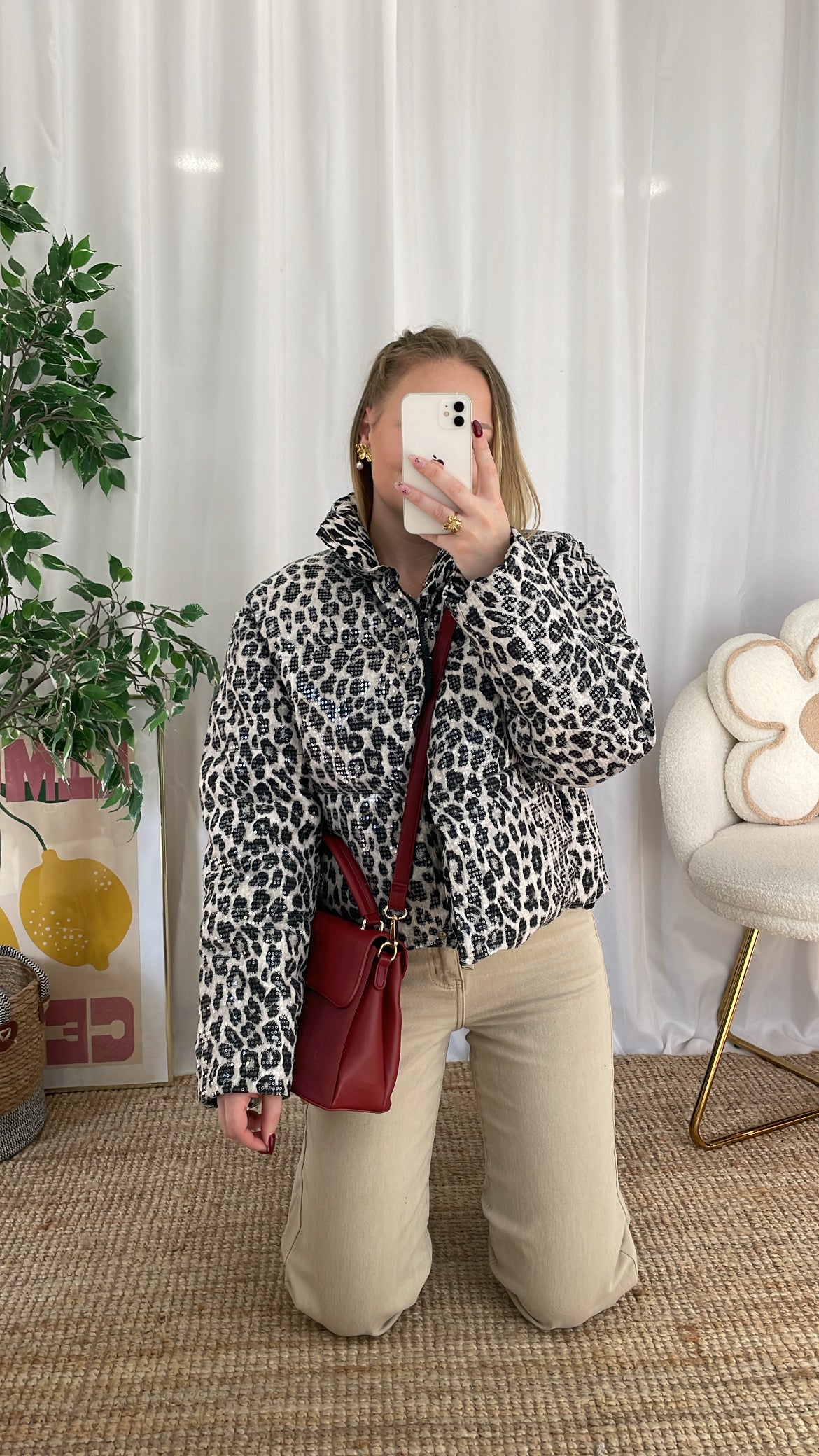 Doudoune léopard ELIA