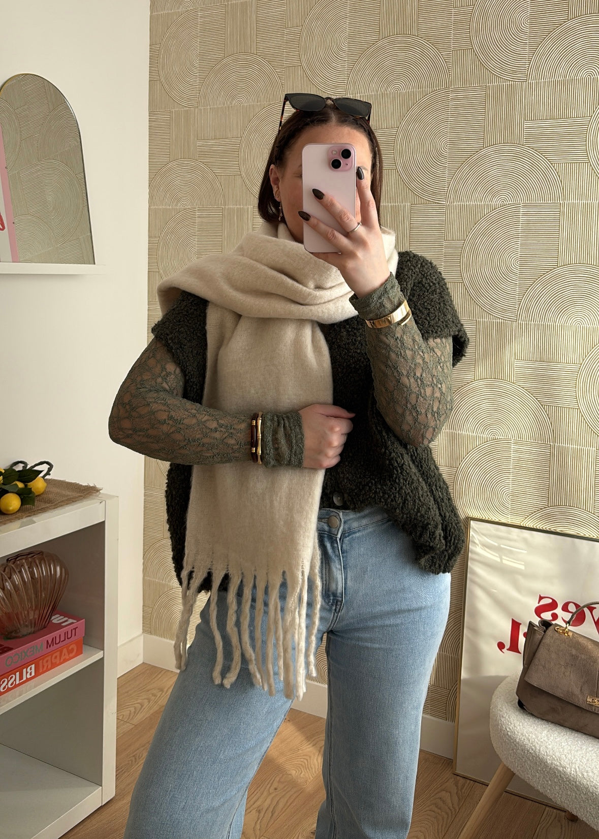 Echarpe beige - YVANA